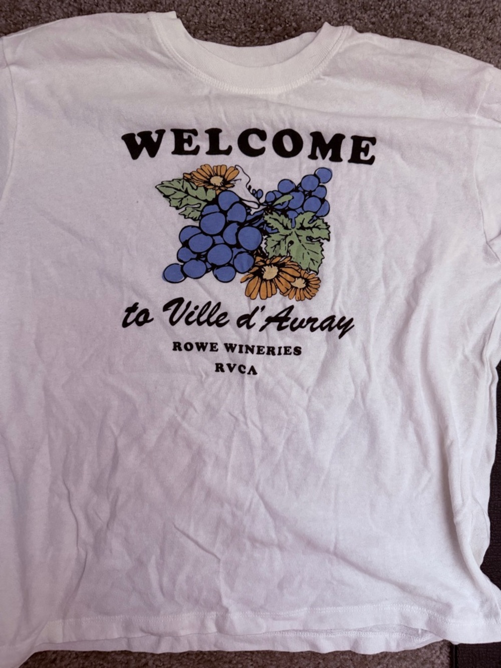 RVCA x Camille Rowe White Label Tee